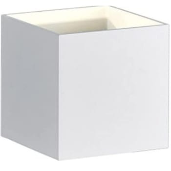 Louis - Applique cubo doppia emissione led bianca