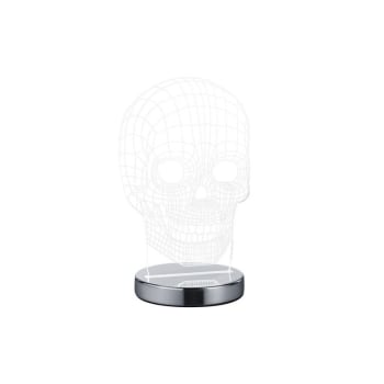 Skull - Lampada da tavolo teschio led H21 cm
