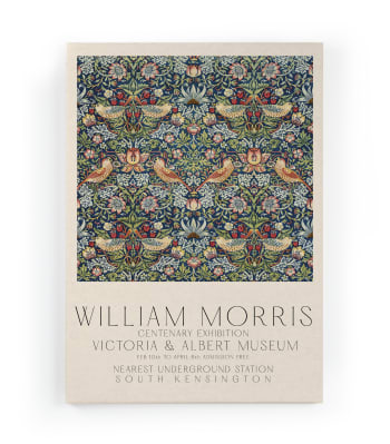 WILLIAM MORRIS - Peinture sur toile 60x40 imprimé HD William Morris