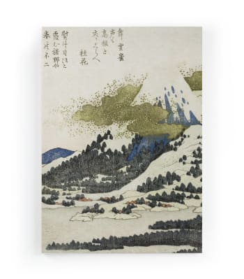 FUJI - Peinture sur toile 60x40 imprimé HD Fuji