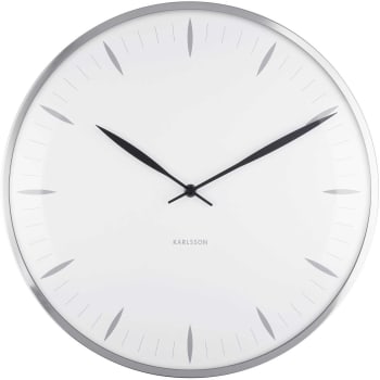 WALL CLOCK - Horloge murale diam. 40 cm blanc