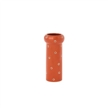 OYOY LIVING - Vase orange en grès Ø18,5xH42cm