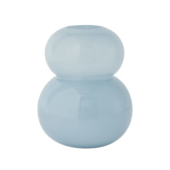 Lasi - Vase bleu en verre Ø19,5xH23cm