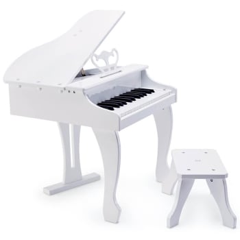 Piano à queue électronique Deluxe blanc