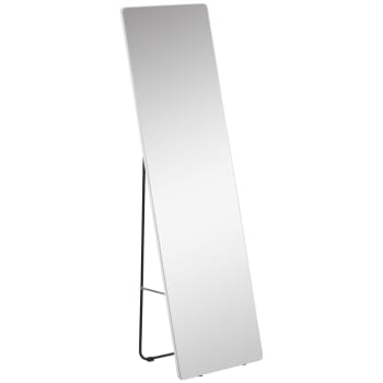 _ - Espejo de pie 45 x 37 x 158.5 cm color plata