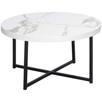 _ - Mesa de Centro 80x80x45 cm color Blanco