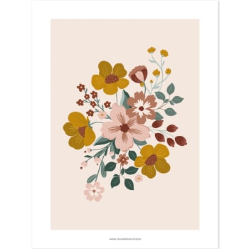 CAPUCINE - Affiche Autumn Blooming (30 x 40 cm)