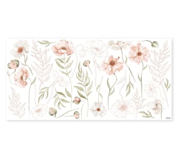 Pegatinas en vinilo de flores 66x25 cm Appoline | Maisons du Monde