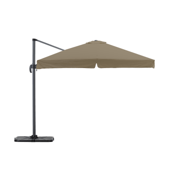 Memkey Copertura Di Ricambio Per Ombrellone, 8 Stecche, 3 M Impermeabile Anti Uv Tessuto Di Ricambio Beige 72114478