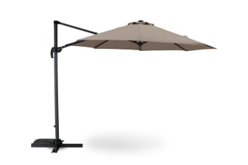 SUNNY - Toile de rechange pour parasol 300cm rond Taupe