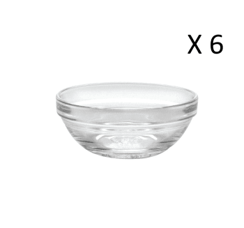 ENSALADERA CRISTAL 22.5x22.5x9.6cm en NOVEDADES LEIVA - DEMILIA - CRISTAL