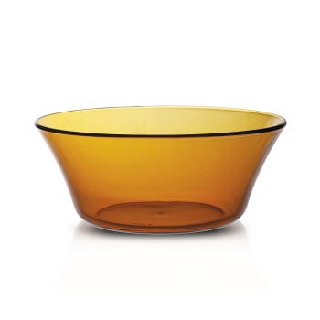 Lys - Tulpenförmige Salatschüssel 91 cl aus robustem, goldgelb Glas