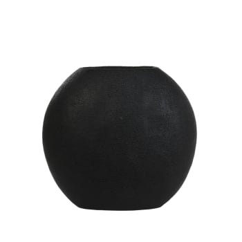 Rayskin - Vase noir plastique 49.5x20x45cm