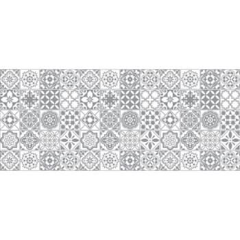 ALFOMBRAS HIDRÁULICAS - Vinylteppich mit grauen mosaikmotiven 175x74cm