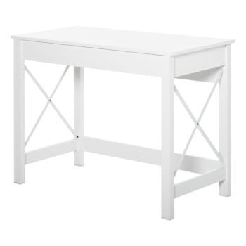 Mesa de escritorio 105 x 50 x 76 cm color blanco