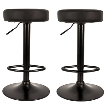 Tabouret de bar hauteur réglable mumford (lot de 2) Cmp