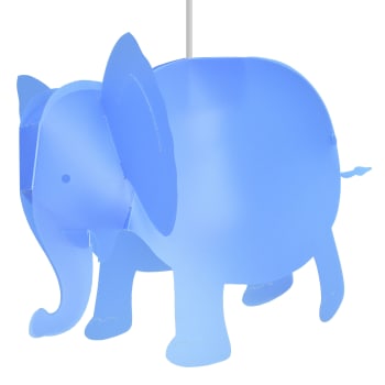 Lámpara de techo infantil Elefante Azul 33 cm