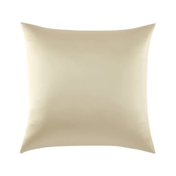 Jolie môme - Taie d'oreiller en soie beige 65 x 65 cm