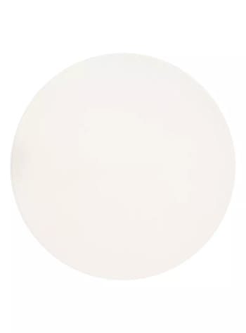 Cuscino Rotondo Ecopelle 50cm - Imbottito, Lavabile, Bianco, Per Arredo Casa - Foto 9