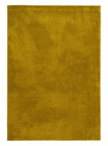 CAMI - Tappeto rettangolare 100% poliammide giallo 140x200 cm