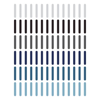 Confetti - Stickers muraux en vinyle confettis bleu et gris
