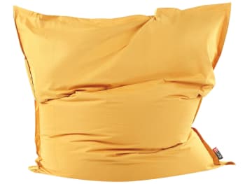 Fuzzy - Puf cojín de nylon amarillo 180 x 230 cm