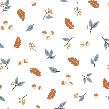 JORO - Papier peint autumnal breeze multicolore