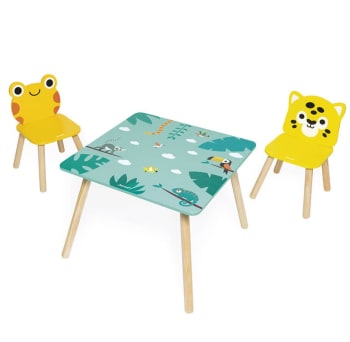 Table et chaises enfant Tropik