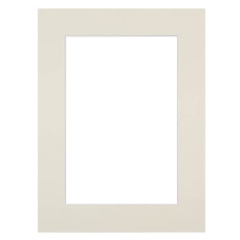 Passe-partout simple - Passe-partout blanc cassé 24x30 cm ouverture 13x18 cm carton