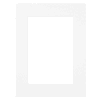 Passe-partout simple - Passe-partout blanc 24x30 cm ouverture 13x18 cm carton