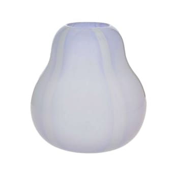 Kojo - Vase bleu en verre Ø19,5xH20cm