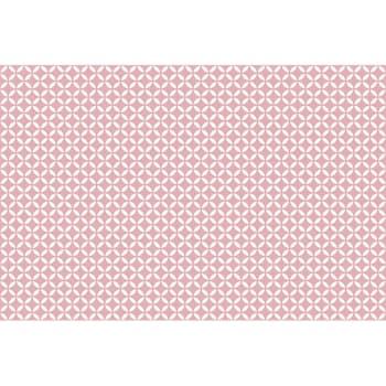 Alfombras geométricas - Alfombra vinílica motivos rosa 295x195cm