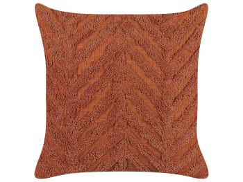 Lewisia - Cojín decorativo en tejido naranja 45x10cm