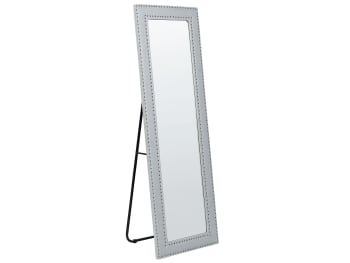 Locronan - Standspiegel Kunstleder grau 150x50