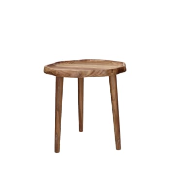 Artemis - Table d'appoint en bois de forme organique H42.5cm bois