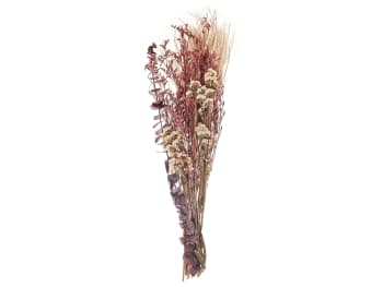 Araba - Ramo de flores secas rosa natural marrón 55 cm