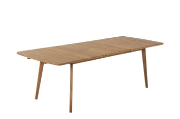 Salma - Table de jardin extensible en bois d'acacia 180/230 cm