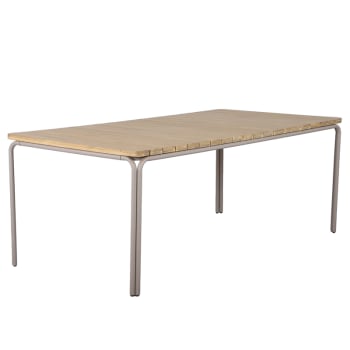 Asti - Table de jardin en bois d'acacia FSC  200 cm