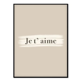 Artesta Affiche avec Cadre Chanel Quote (30x40cm Cadre Blanc) : :  Cuisine et Maison