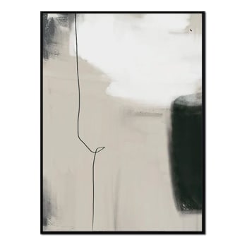 Minimalismo - Affiche avec cadre noir -  design minimaliste - 30x40