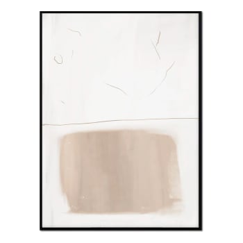 Minimalismo - Affiche avec cadre noir -  lignes minimalistes - 50x70