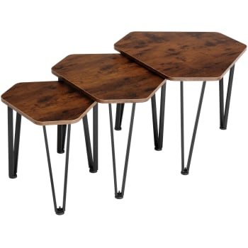 GRAND SALON, gran mesa de café, madera maciza de roble, eco-diseño