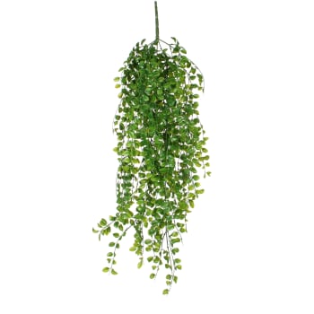 Set 4 Piante Artificiali Da Appendere Con Vaso – Eucalipto, Pothos, Filo Di Perle E Felce Di Boston, Per Interni Ed Esterni