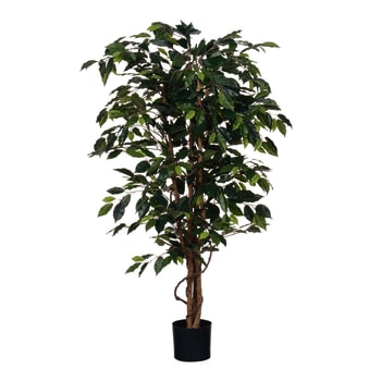 Ficus - Ficus artifciale verde in vaso alt.150