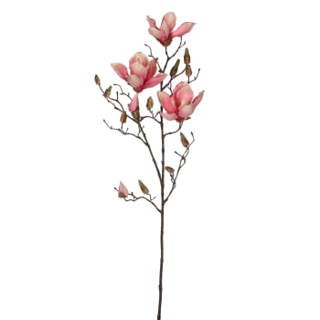 Magnolia - Magnolia artificielle rose H88