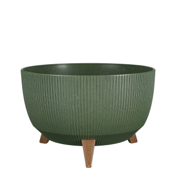 Doppio - Cache-pot avec pieds vert D40