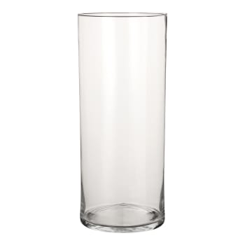 Carly - Vaso cilindrico in vetro alt.48