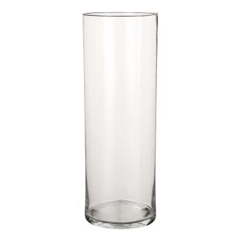 Carly - Vase cylindre en verre H55