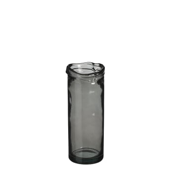Pepe - Vaso in vetro riciclato grigio alt.28