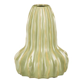 Altea - Vase en céramique vert clair H21